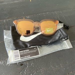 Nike Myraid Sunglasses w/ Violet mirror Rose lens’s and  Soft Microfiber Case